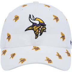 Minnesota Vikings '47 Women's Confetti Clean Up Adjustable Hat White | 47 brand