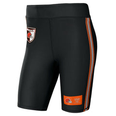 Cleveland Browns WEAR by Erin Andrews Women's Biker Shorts Black | NFL