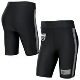 Las Vegas Raiders WEAR by Erin Andrews Women's Biker Shorts Black | NFL