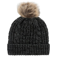 Cincinnati Bengals '47 Women's Meeko Cuffed Knit Hat with Pom Black | 47 brand