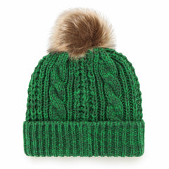 Green Bay Packers '47 Women's Meeko Cuffed Knit Hat with Pom Green | 47 brand