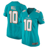 Tyreek Hill Miami Dolphins Women's Player Jersey Aqua | Nike for Sale