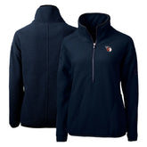 Cleveland Guardians Cutter & Buck Women's Cascade Eco Sherpa Fleece Quarter-Zip Pullover Jacket - MLB