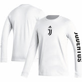 Juventus Team Crest Long Sleeve T-Shirt White | Adidas Online