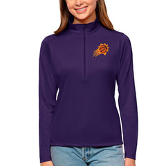 Phoenix Suns Antigua Women's Tribute Half-Zip Top Purple - NBA