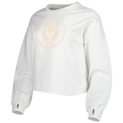 Phoenix Suns Lusso Women's Lola Ball and Chain Pullover Sweatshirt White - NBA
