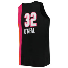 Shaquille O'Neal Miami Heat Big & Tall Hardwood Classics 2005/06 Swingman Jersey Black - NBA