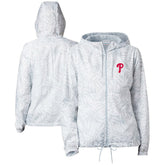 Philadelphia Phillies Columbia Women's Flash Forward Full-Zip Windbreaker Jacket - MLB