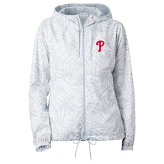 Philadelphia Phillies Columbia Women's Flash Forward Full-Zip Windbreaker Jacket - MLB