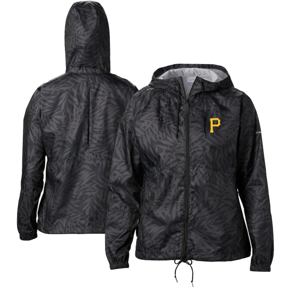 Pittsburgh Pirates Columbia Women's Team Flash Forward Full-Zip Windbreaker Jacket - MLB