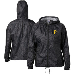 Pittsburgh Pirates Columbia Women's Team Flash Forward Full-Zip Windbreaker Jacket - MLB