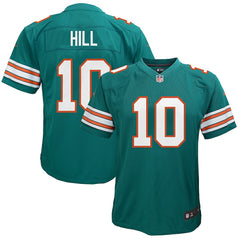 Tyreek Hill Miami Dolphins Youth Game Jersey Aqua | Nike for Sale