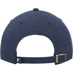 Memphis Grizzlies '47 Core Logo Clean Up Adjustable Hat Navy - NBA