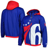 Philadelphia 76ers Starter The Triple Double Full-Zip Hoodie Jacket Royal - NBA