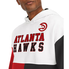 Atlanta Hawks Tommy Jeans Andrew Split Pullover Hoodie White/Red - NBA