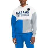 Dallas Mavericks Tommy Jeans Andrew Split Pullover Hoodie White/Royal - NBA
