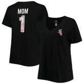 Chicago White Sox Women's Plus Size #1 Mom 2-Hit V-Neck T-Shirt - MLB