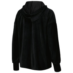 Chicago Bulls Touch Women's End Line Velour Pullover Hoodie Black - NBA