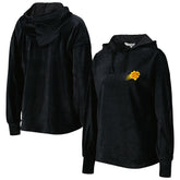 Phoenix Suns Touch Women's End Line Velour Pullover Hoodie Black - NBA