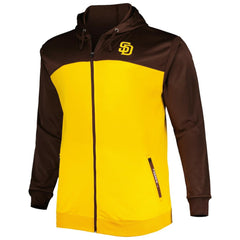 San Diego Padres Big & Tall Yoke Full-Zip Hoodie - MLB