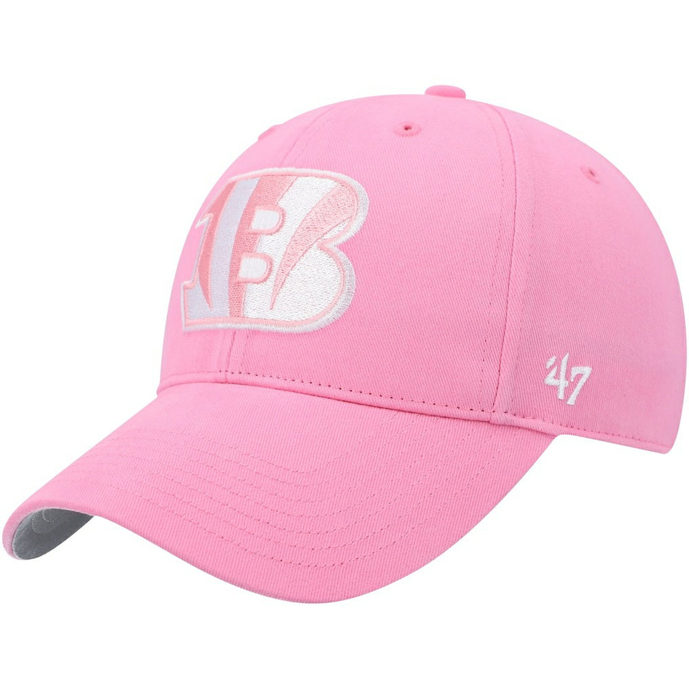 Cincinnati Bengals '47 Girls Youth Rose MVP Adjustable Hat Pink | 47 brand