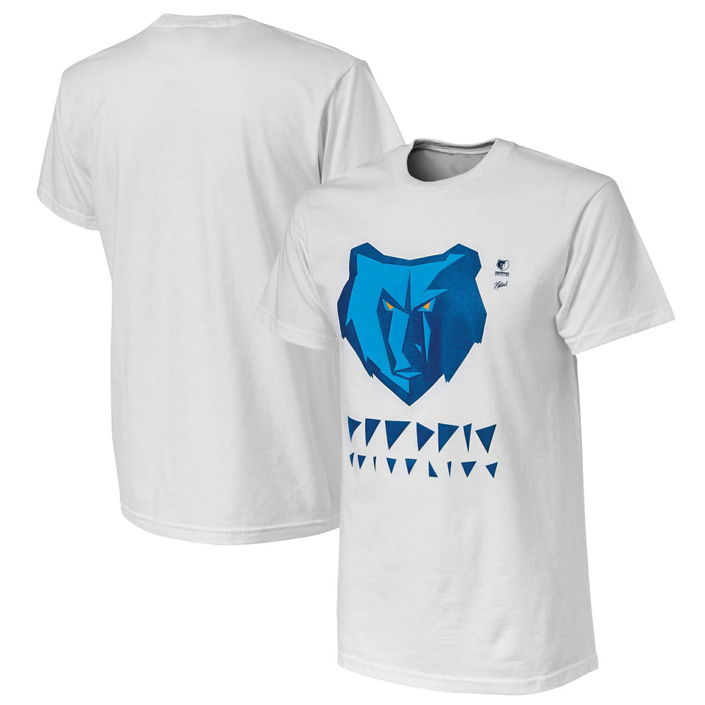 Memphis Grizzlies NBA x Naturel No Caller ID T-Shirt White - NBA