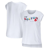 Boston Red Sox WEAR by Erin Andrews Women's Greetings From T-Shirt - MLB