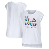 St. Louis Cardinals WEAR by Erin Andrews Women's Greetings From T-Shirt - MLB