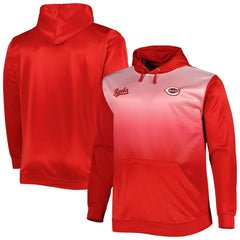 Cincinnati Reds Fade Sublimated Fleece Pullover Hoodie - MLB