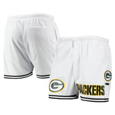 Green Bay Packers Pro Standard Mesh Shorts White/Black | NFL