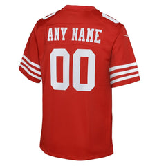 San Francisco 49ers Youth Game Custom Jersey Scarlet | Nike for Sale
