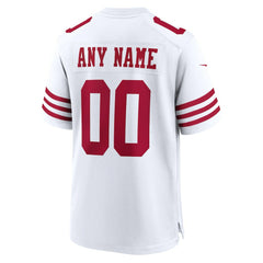 San Francisco 49ers Game Custom Player Jersey White | Nike for Sale