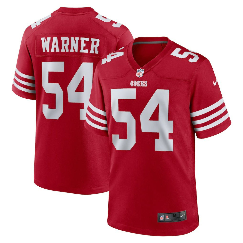 Fred Warner San Francisco 49ers Player Game Jersey Scarlet | Nike for Sale