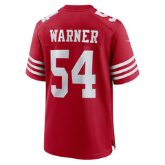 Fred Warner San Francisco 49ers Player Game Jersey Scarlet | Nike for Sale