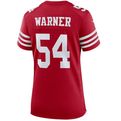 Fred Warner San Francisco 49ers Women's Player Jersey Scarlet | Nike for Sale