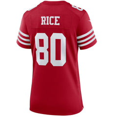 Jerry Rice San Francisco 49ers Women's Retired Player Game Jersey Scarlet | Nike for Sale