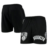 Brooklyn Nets Pro Standard Mesh Capsule Shorts Black - NBA