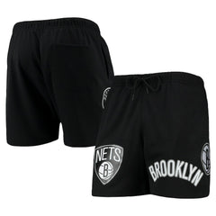 Brooklyn Nets Pro Standard Mesh Capsule Shorts Black - NBA