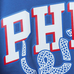 Philadelphia 76ers Pro Standard Men's Mesh Capsule Taping T-Shirt Royal/Red - NBA