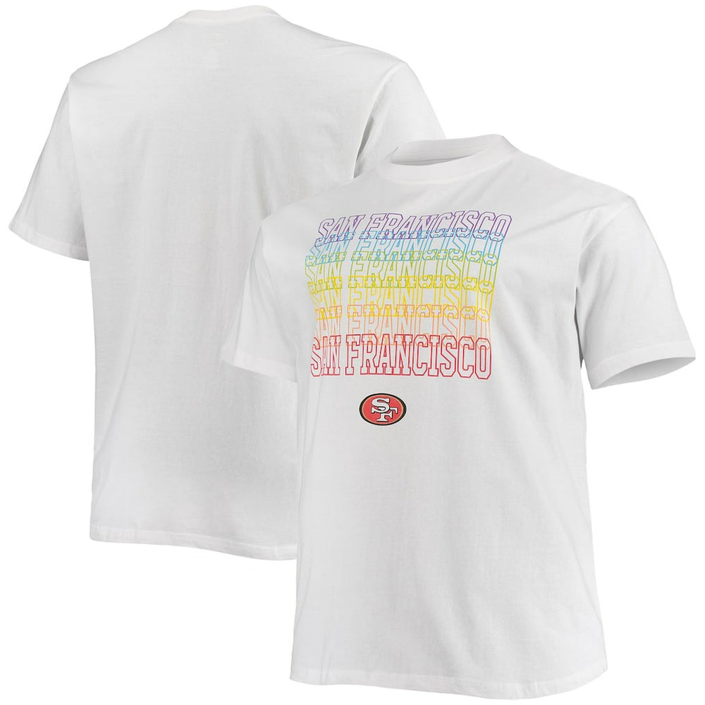 San Francisco 49ers Big & Tall City Pride T-Shirt White | Fanatics