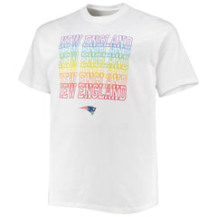 New England Patriots Big & Tall City Pride T-Shirt White | Fanatics
