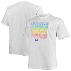Los Angeles Rams Big & Tall City Pride T-Shirt White | Fanatics