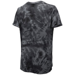 Pittsburgh Penguins Majestic Threads Women's Boyfriend Tie-Dye Tri-Blend T-Shirt - Black - NHL