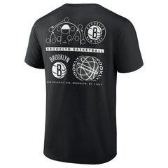 Brooklyn Nets Court Street Collective T-Shirt Black - NBA