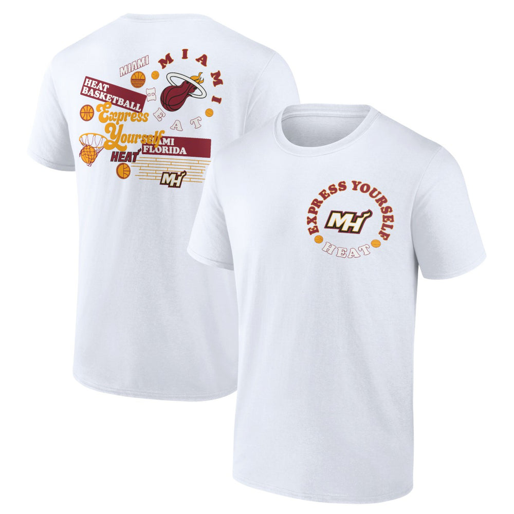 Miami Heat Street Collective T-Shirt White - NBA