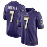 Rashod Bateman Baltimore Ravens Game Player Jersey Purple | Nike for Sale