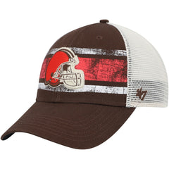 Cleveland Browns '47 Interlude MVP Trucker Snapback Hat Brown/White | 47 brand