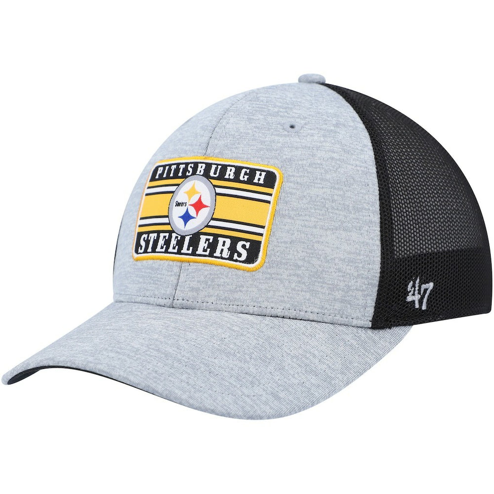 Pittsburgh Steelers '47 Motivator Flex Hat Heathered Gray/Black | 47 brand