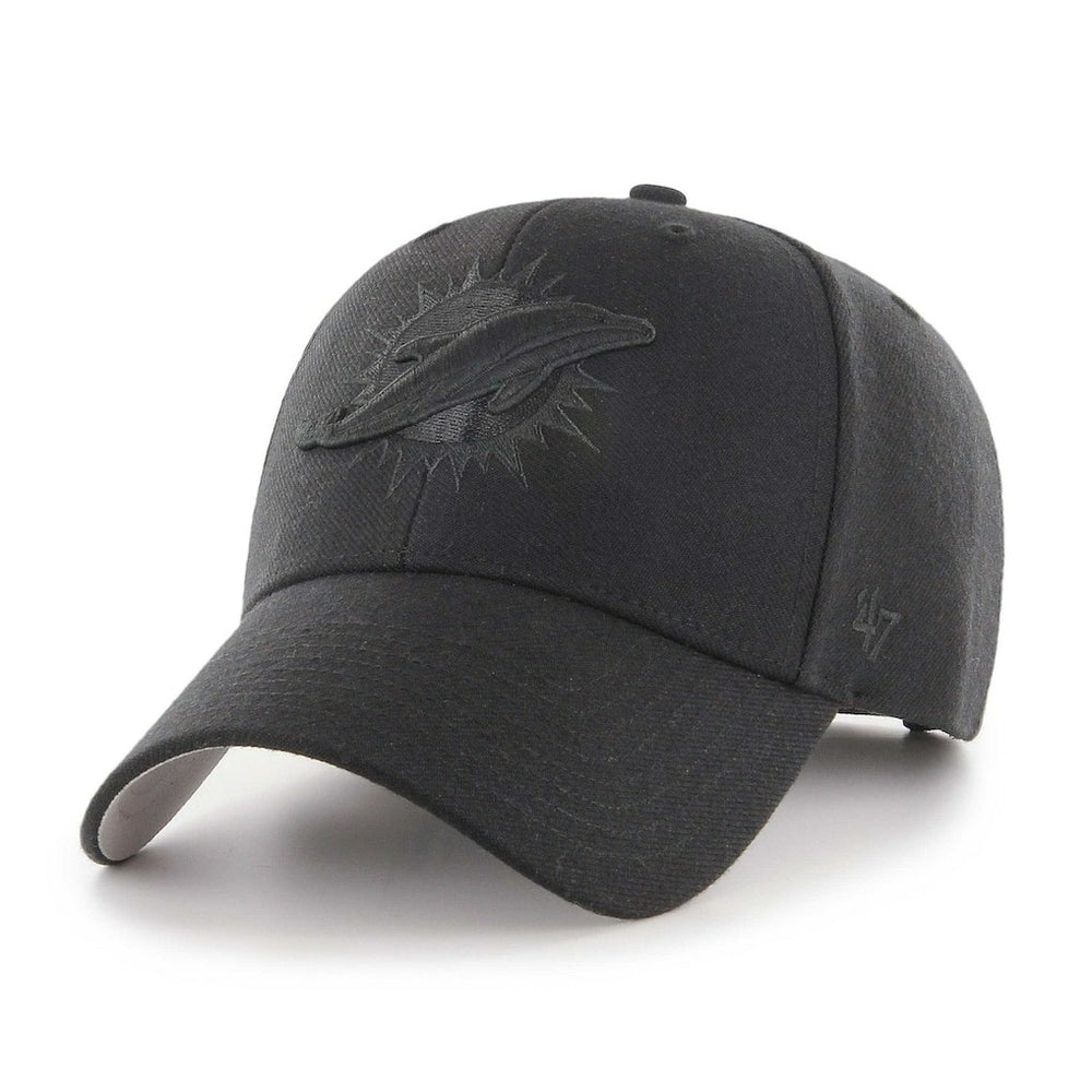 Miami Dolphins '47 Tonal MVP Adjustable Hat Black | 47 brand