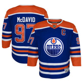 Connor McDavid Edmonton Oilers Youth Home Premier Player Jersey - Royal - NHL